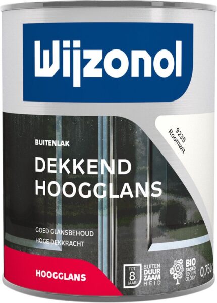 Wijzonol lak dekkend RAL 9001 crème wit hoogglans 750 ml